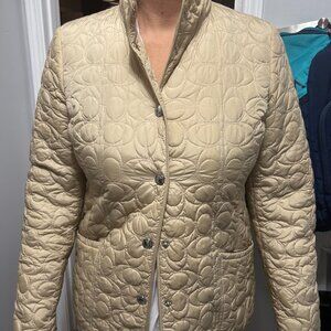 Coach quilted puffer jacket